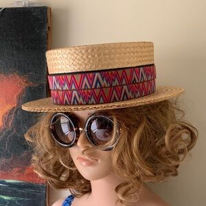 RARE Vintage or Antique Deluxe Adam Creation 1920’s Style Straw Hat 7